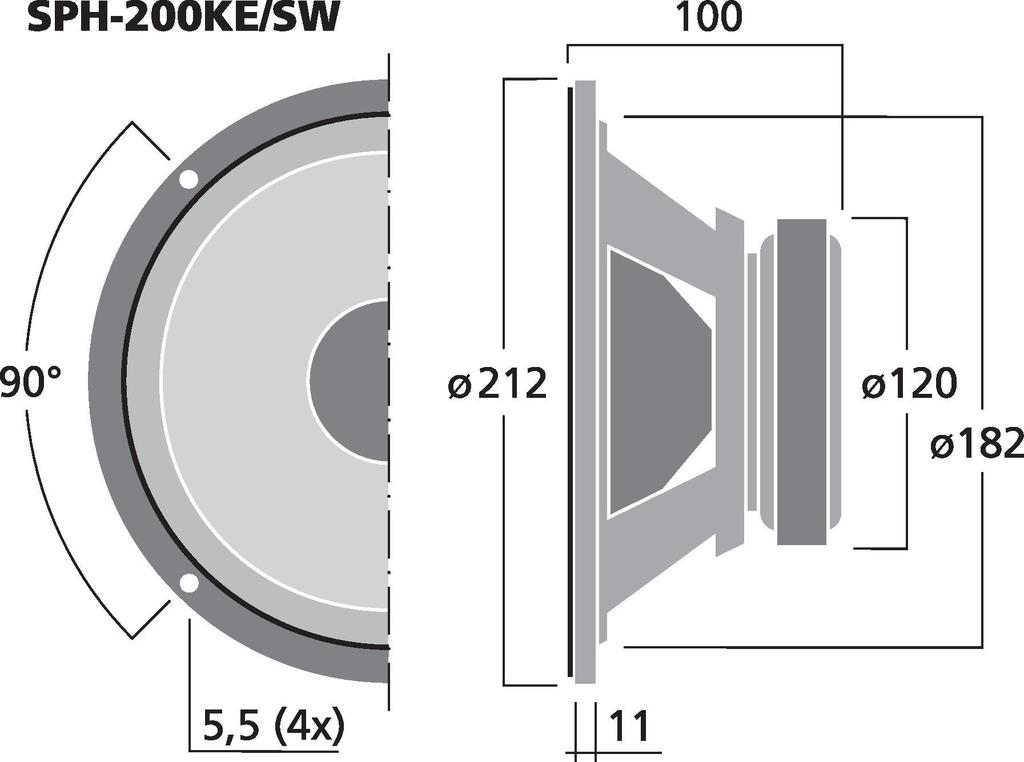 Monacor SPH-200KESW