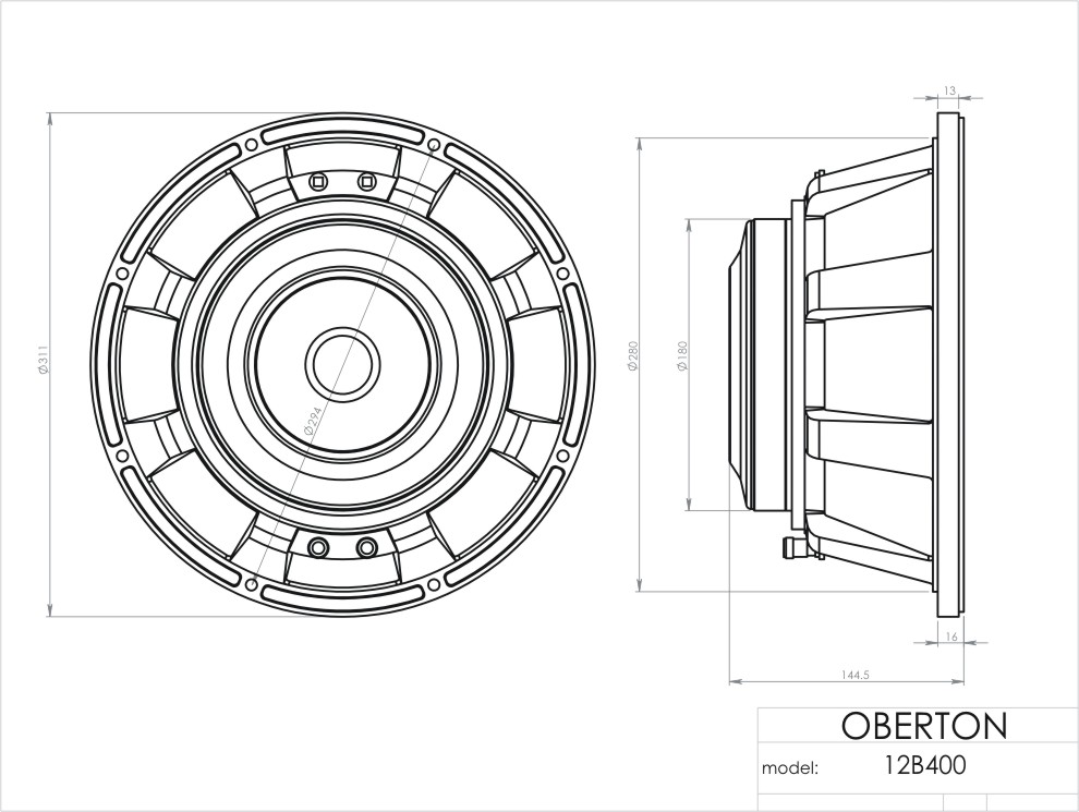 Oberton 12B400