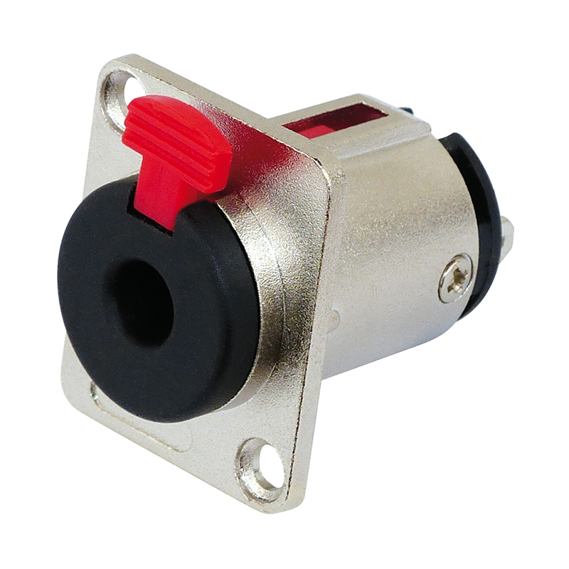 PA-Stereo-Einbaubuchse Klinke 6.3mm BLANKO