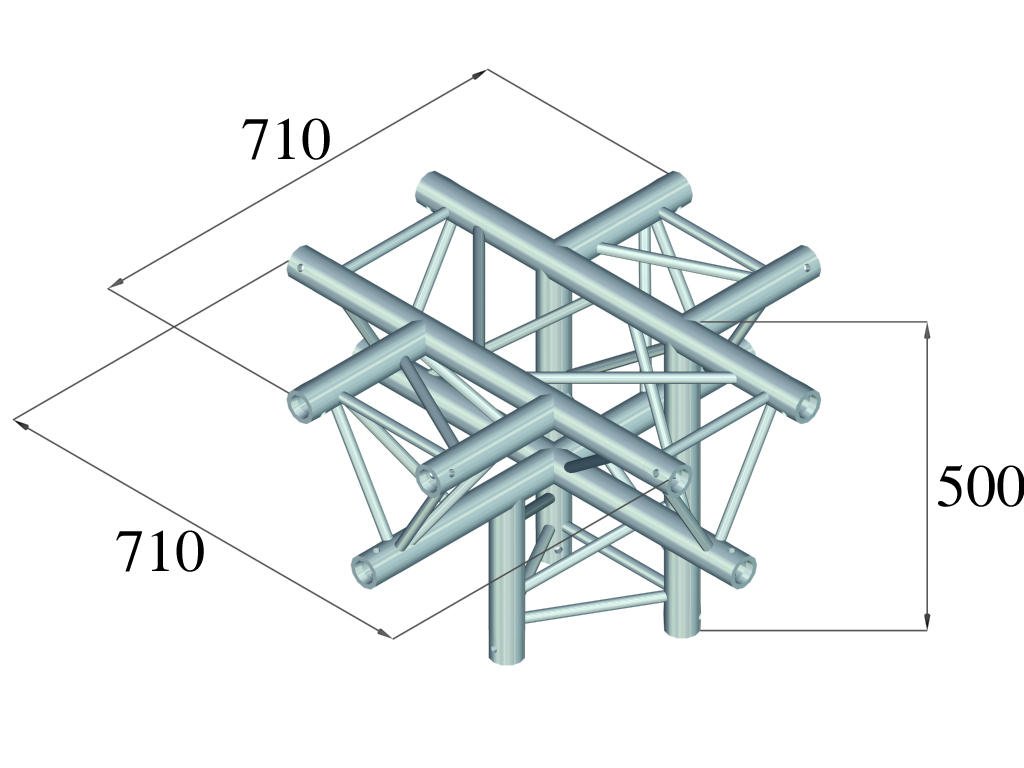 ALUTRUSS TRILOCK 6082AC-53 5-Weg-Stck-1