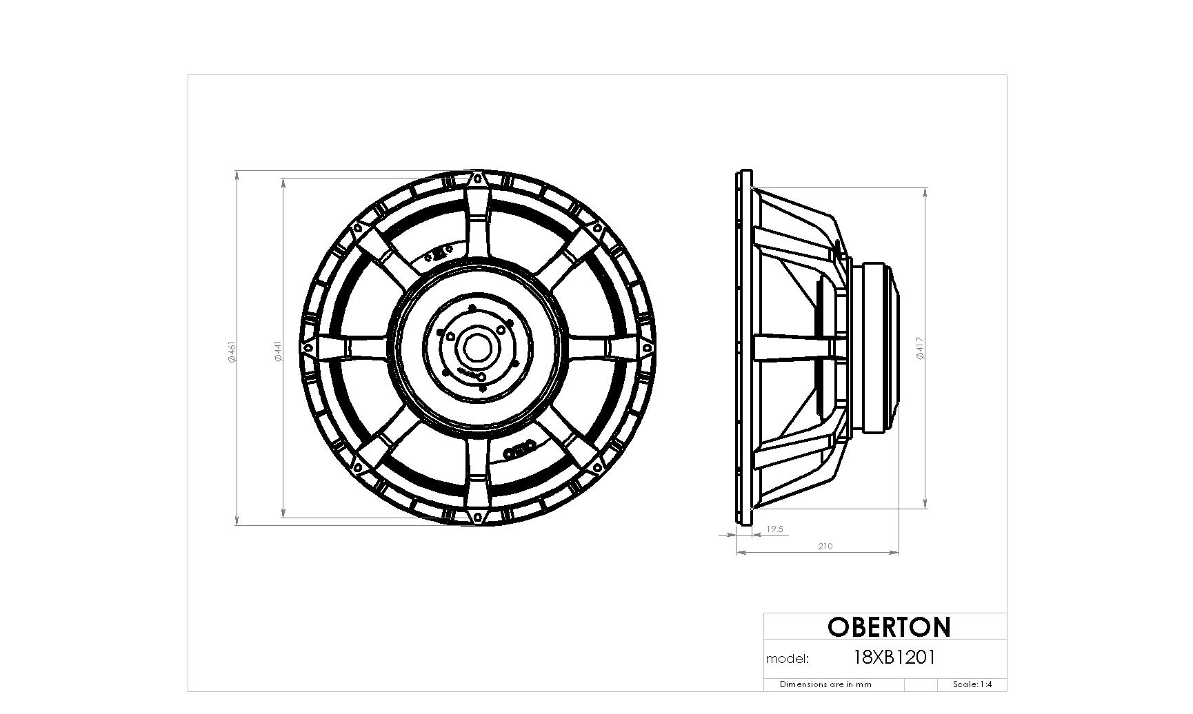 Oberton 18XB1201