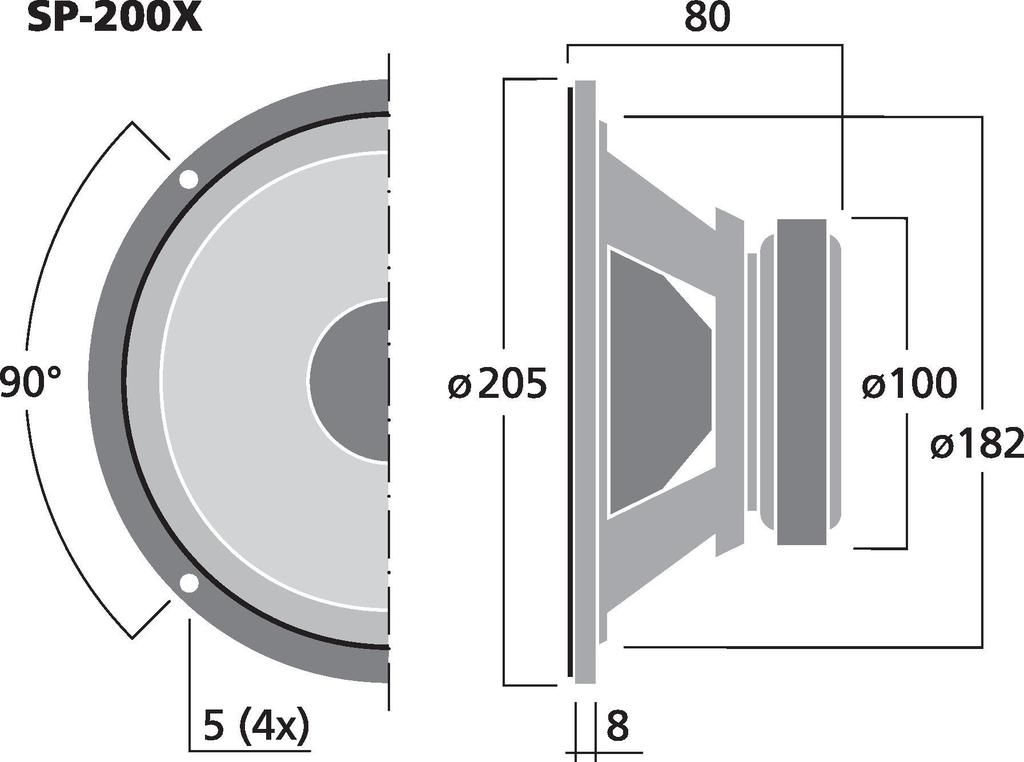 Monacor SP-200X