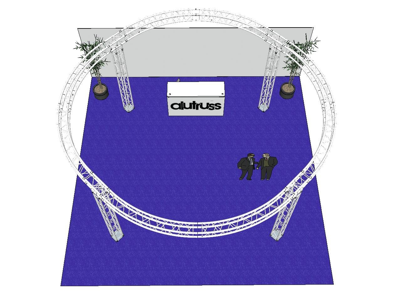 ALUTRUSS Traversenset QUADLOCK 6082 Kreis 6,6x3,5m-1 ALUTRUSS Traversenset QUADLOCK 6082 Kreis 6,6x3,5m-1