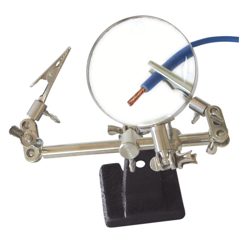 Helfende Hand mit Lupe BLANKO Helfende Hand mit Lupe BLANKO