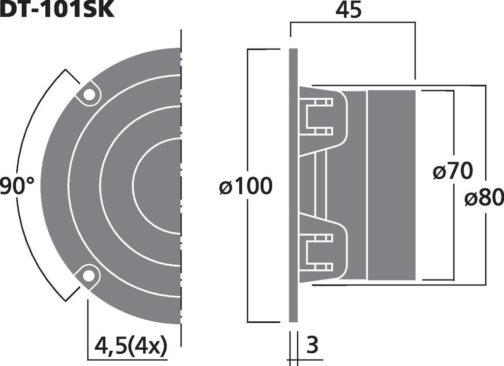 Monacor DT-101SK