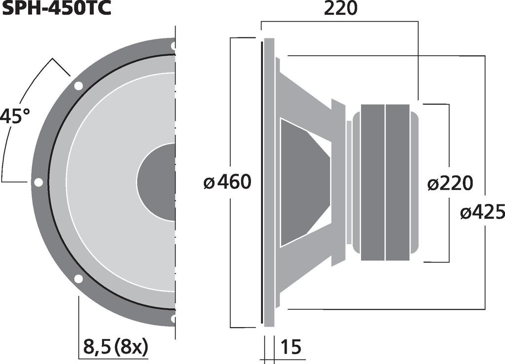 Monacor SPH-450TC