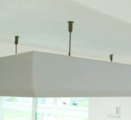 Akustik-Deckensegel aus BASOTECT®    Akustik-Deckensegel aus BASOTECT®