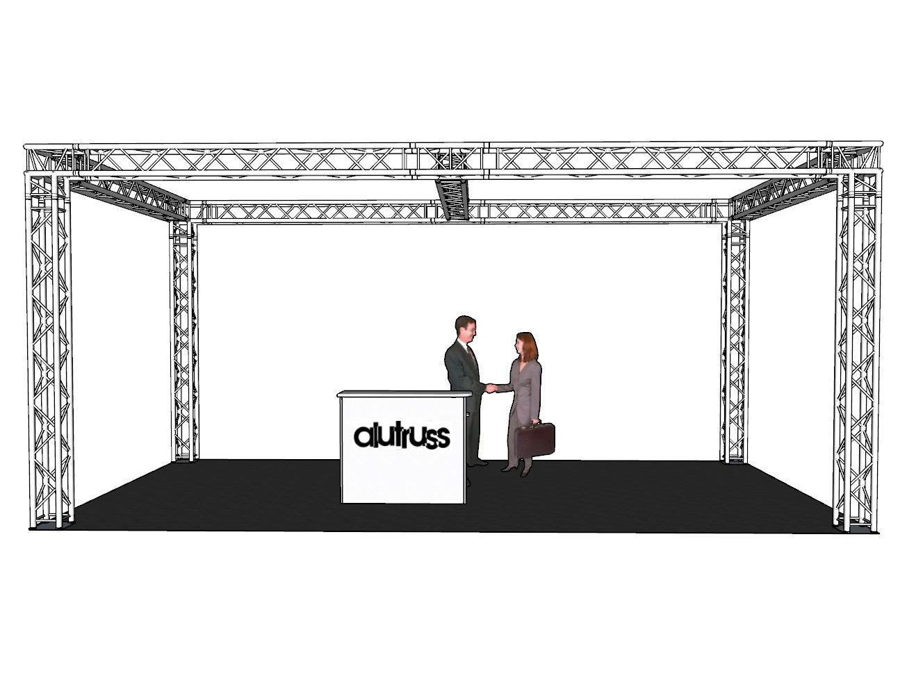 ALUTRUSS Traversenset QUADLOCK 6082 Rechteck 7,71x4x3,5m-1