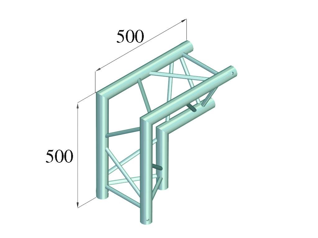 ALUTRUSS TRILOCK E-GL33 C-25 2-Weg-Ecke 90-2