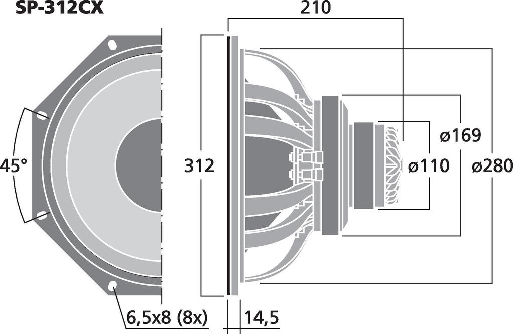 Monacor SP-312CX