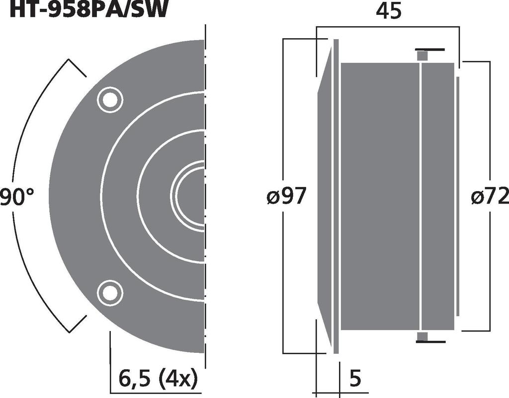 Monacor HT-958PASW