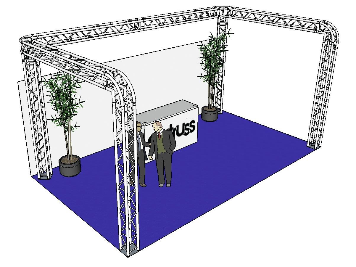 ALUTRUSS Traversenset QUADLOCK 6082R U-Form 7x4x3,5m-2