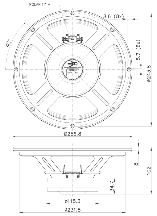 Faital PRO 10FE200