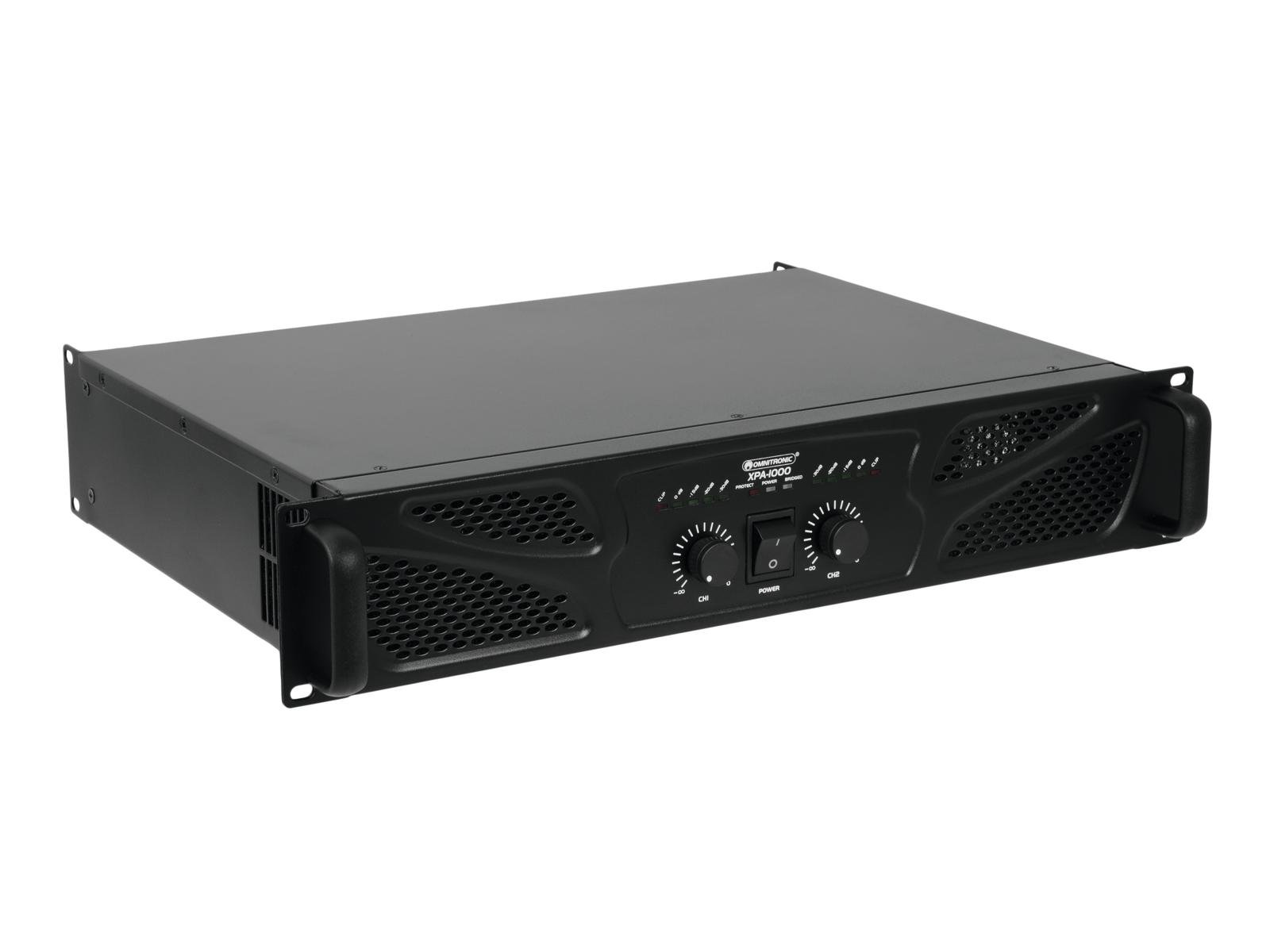 OMNITRONIC XPA-1000 Endstufe 2x 500 W