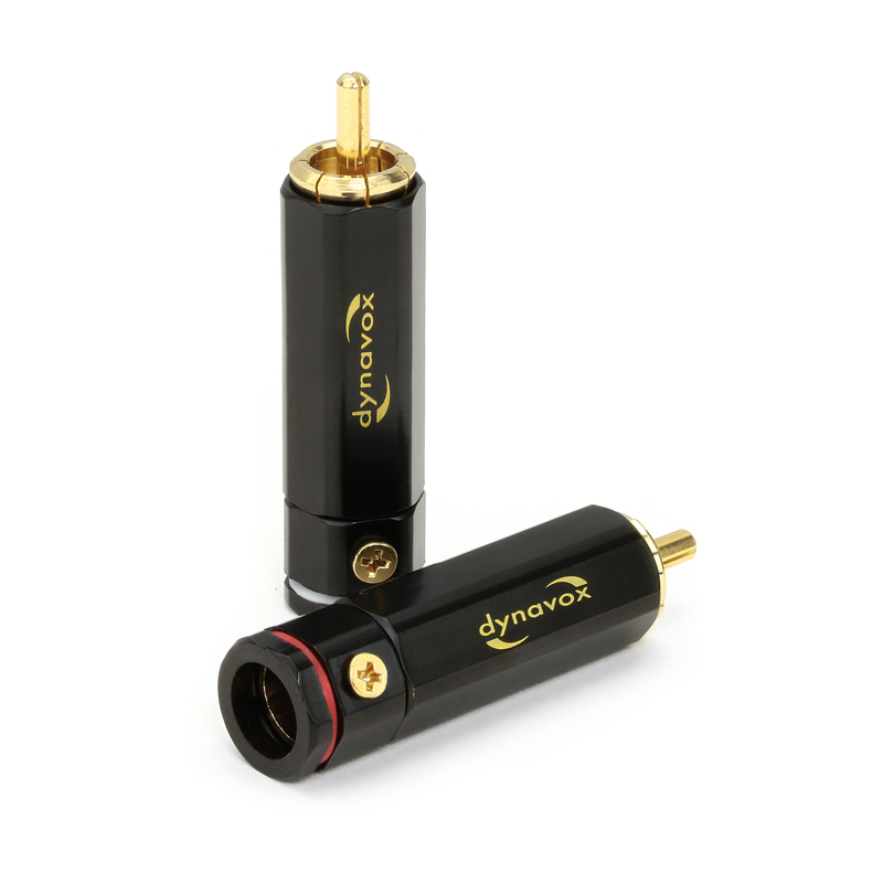 Dynavox High-End Cinch-Stecker-Set 2 x rot, 2 x weiss Dynavox High-End Cinch-Stecker-Set 2 x rot, 2 x weiss