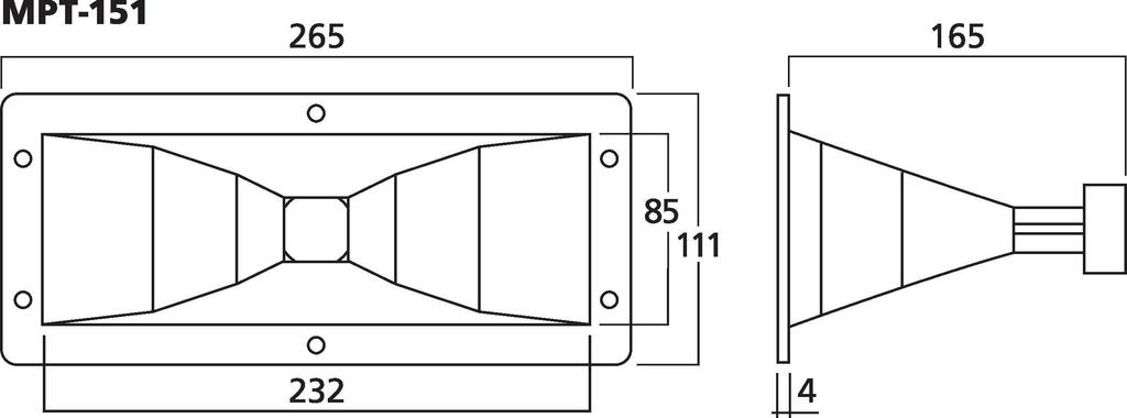 Monacor MPT-151