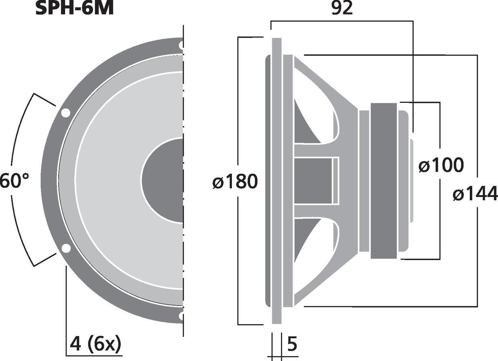 Monacor SPH-6M