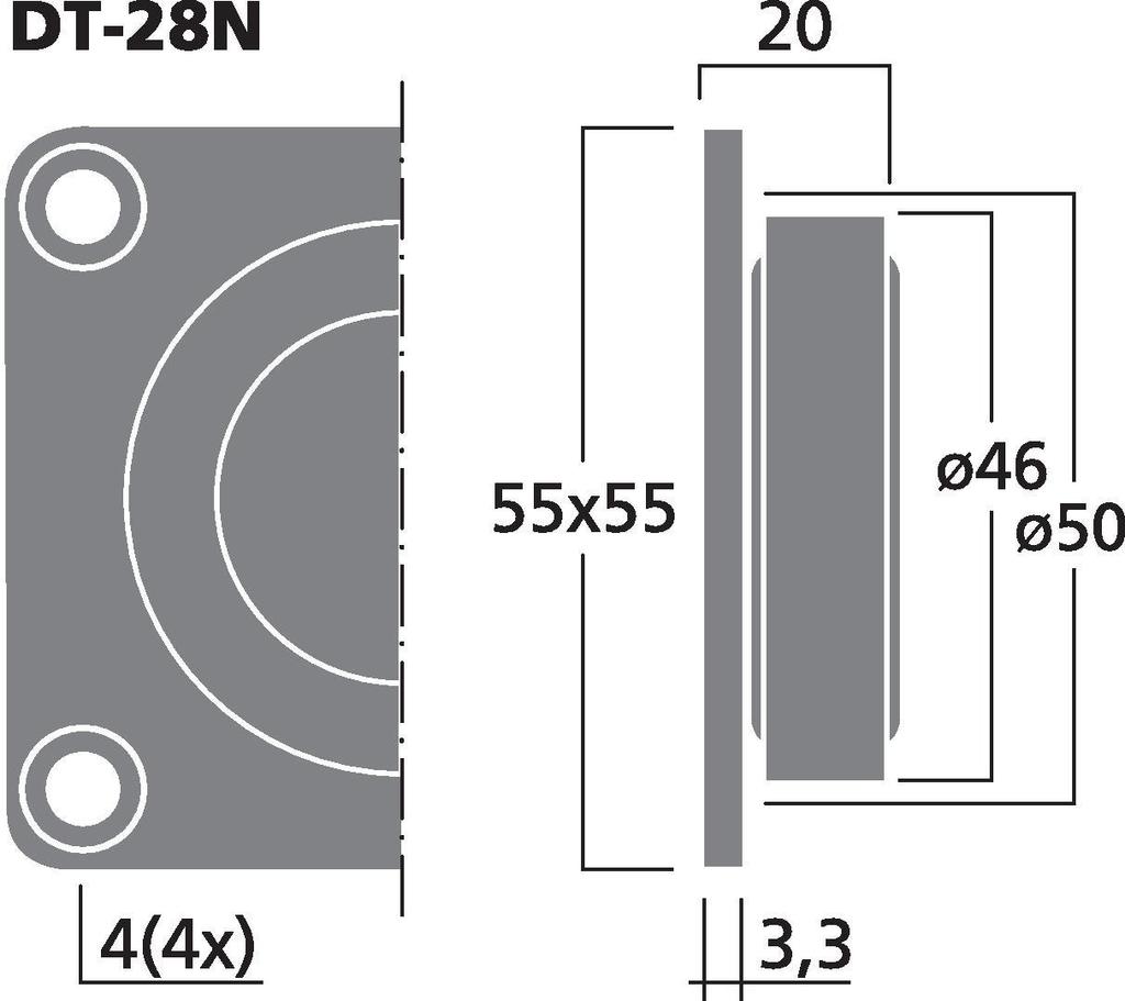 Monacor DT-28N