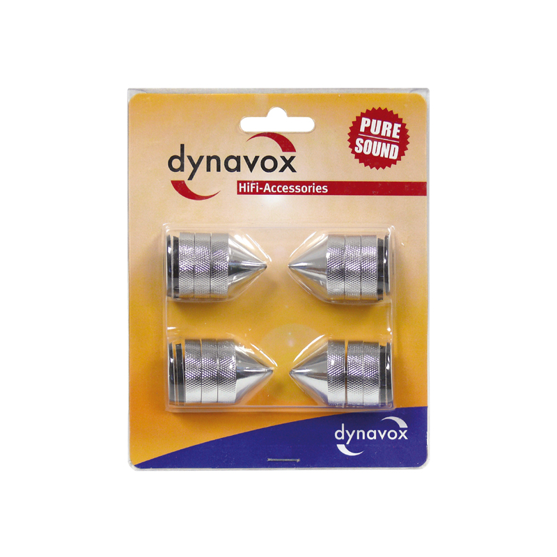 Dynavox Sub-Watt-Absorber 4er Set chrom