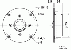 Visaton G 25 FFL