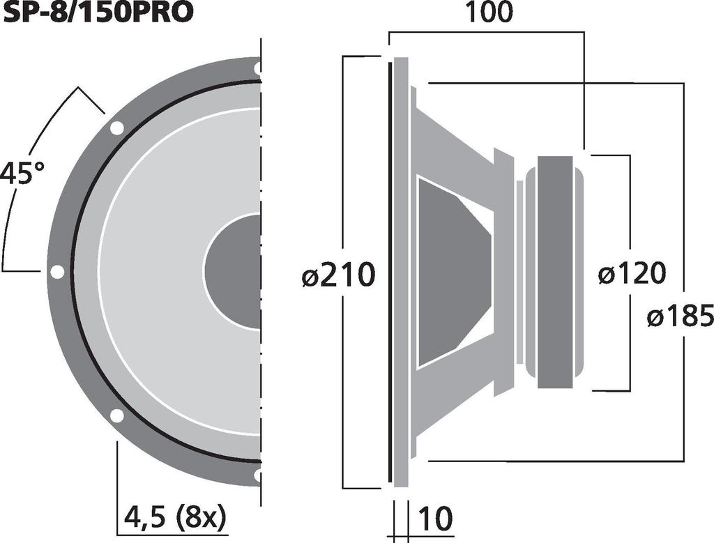 Monacor SP-8-150PRO