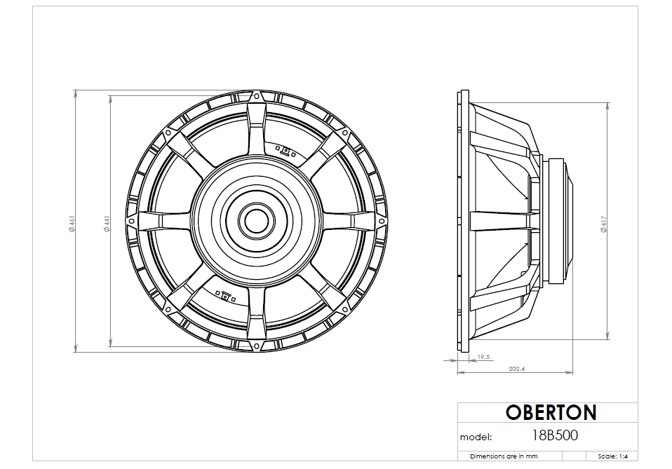 Oberton 18B500 Oberton 18B500