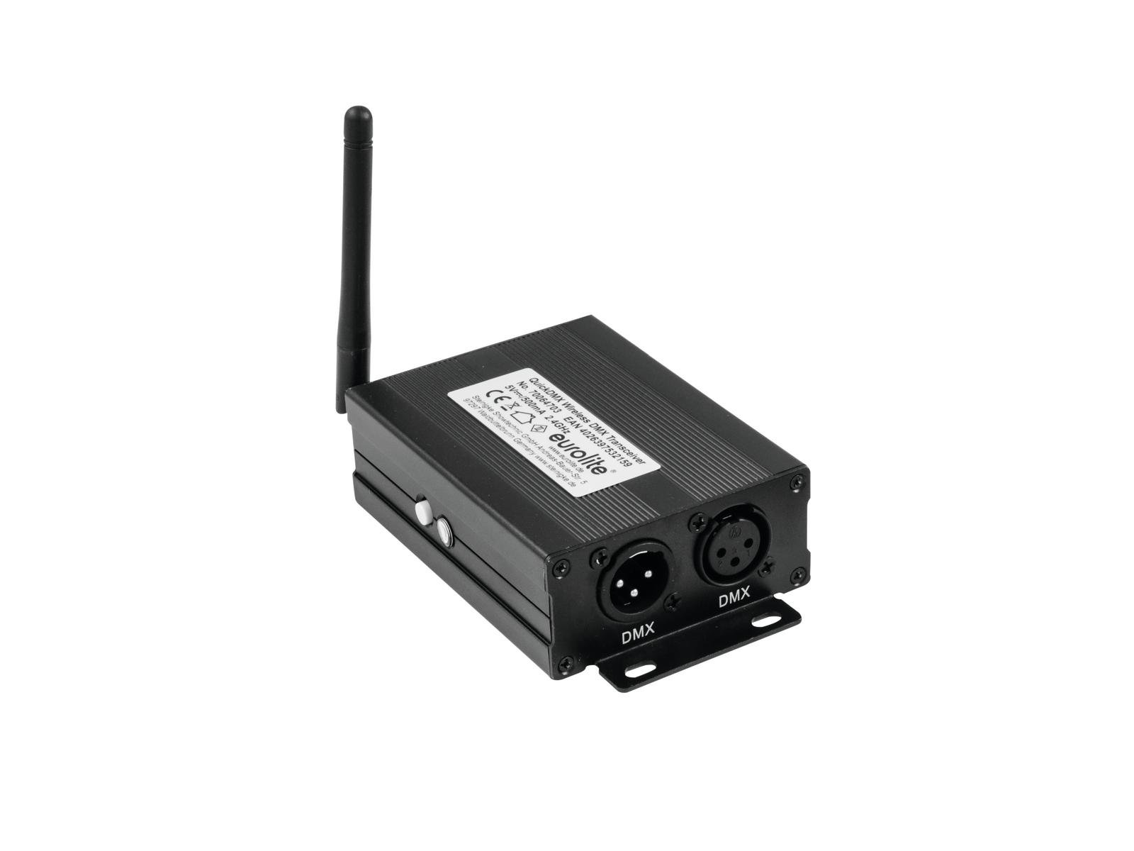 EUROLITE QuickDMX Funksender/Empfänger EUROLITE QuickDMX Funksender/Empfänger