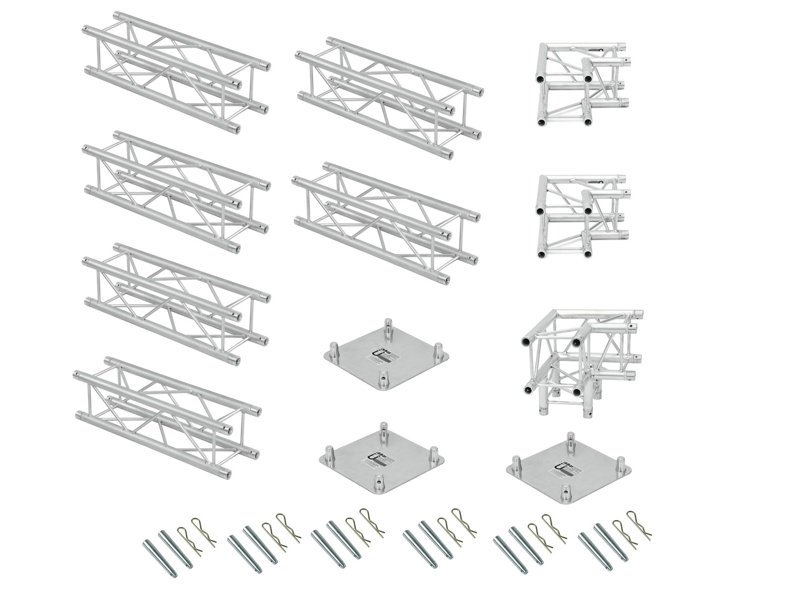 ALUTRUSS Traversenset QUADLOCK 6082 L-Form 7x4x3,5m