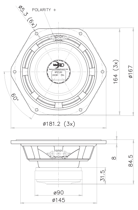 Faital PRO 6FE100