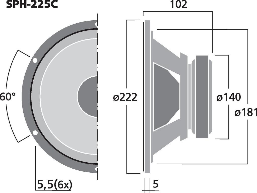 Monacor SPH-225C