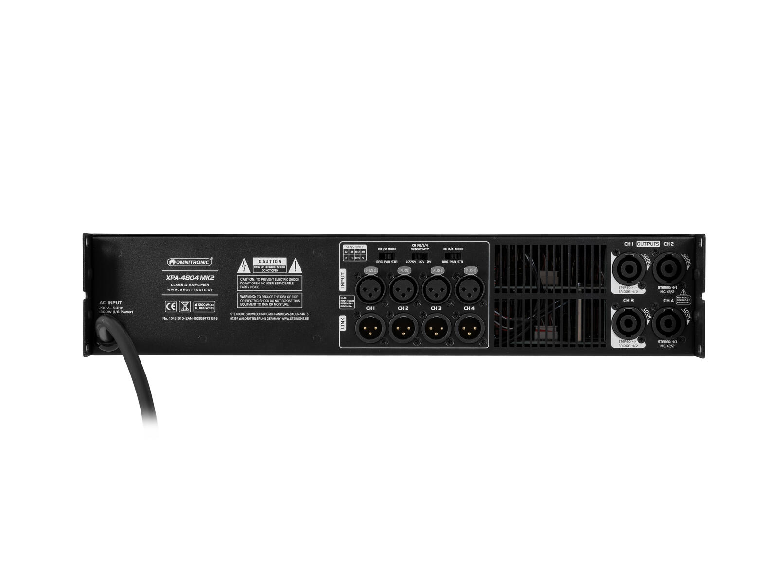 XPA-4804-MK2 von OMNITRONIC