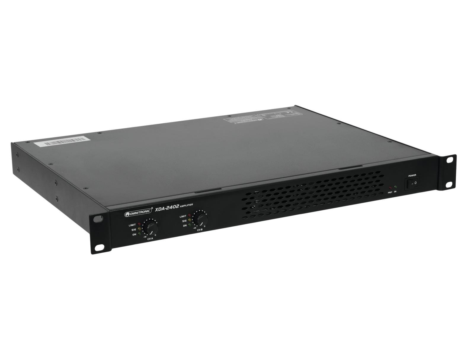 OMNITRONIC XDA-2402 Class-D-Verstärker 2 x 1200 W / 4 Ohm