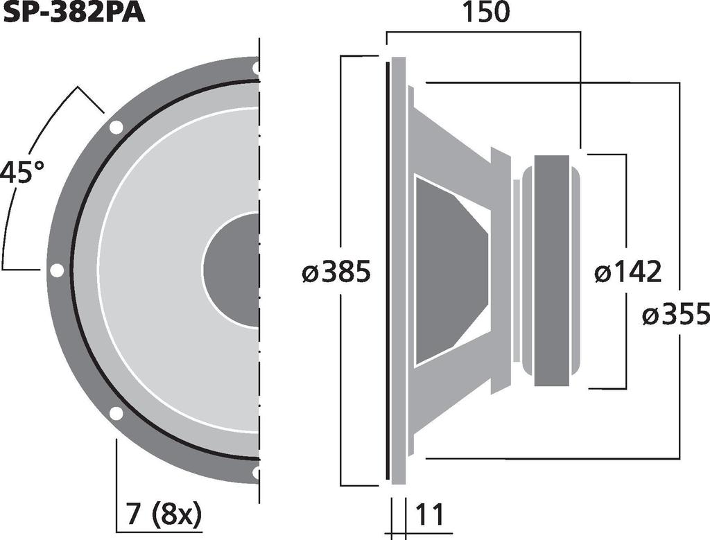 Monacor SP-382PA