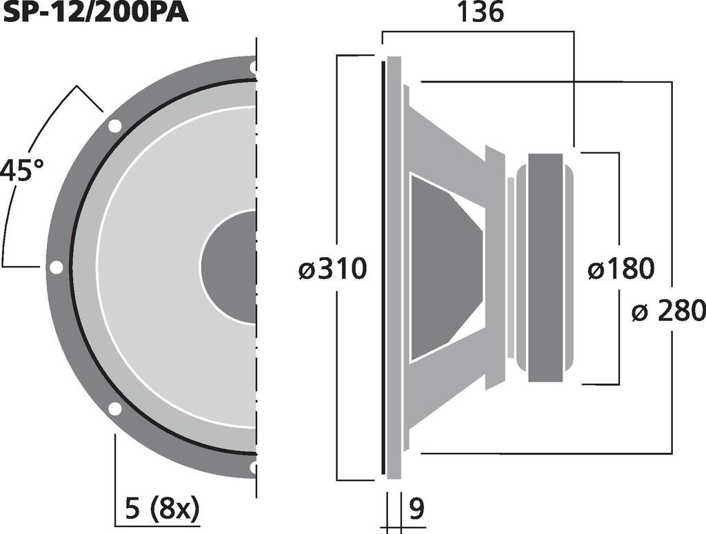 Monacor SP-12/200PA