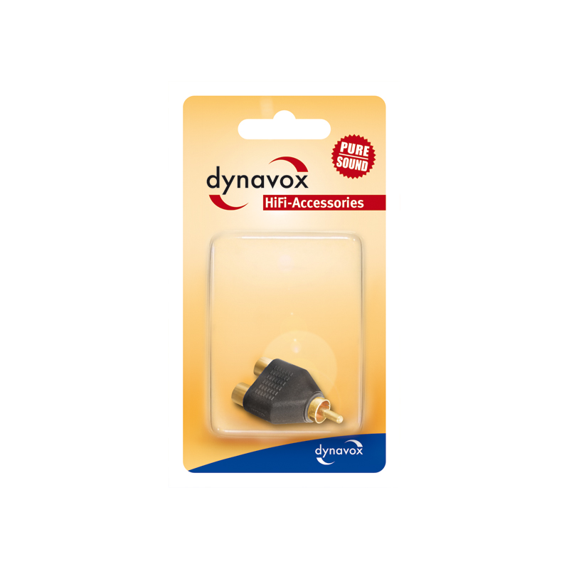 Dynavox Cinchadapter Stecker-2 x Buchse