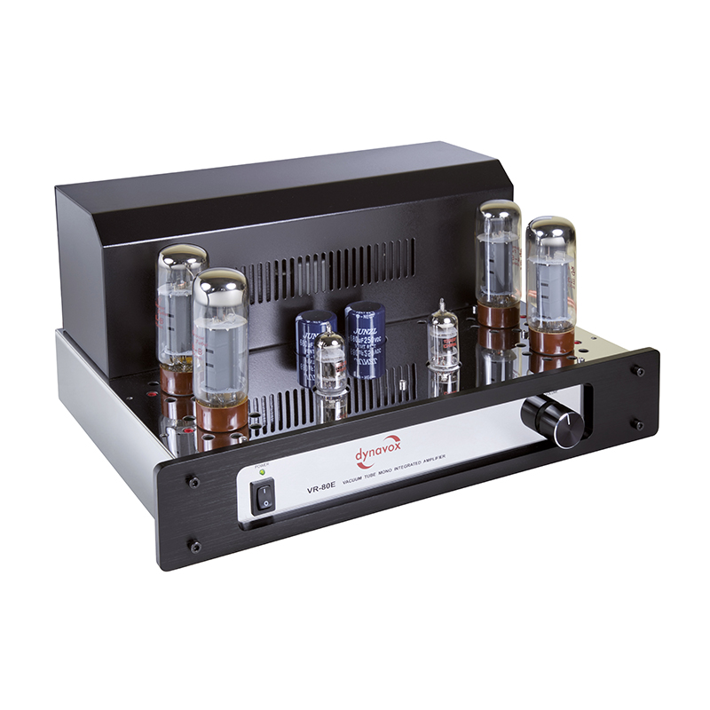 Dynavox VR-80E Mono-Röhrenvollverstärker chrom Dynavox VR-80E Mono-Röhrenvollverstärker chrom