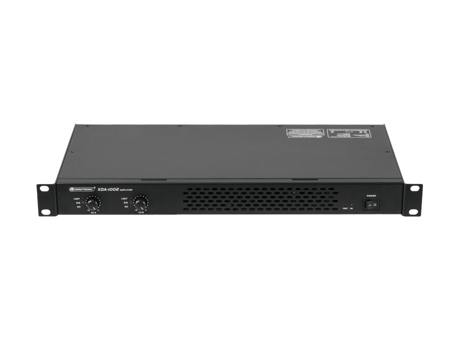 OMNITRONIC XDA-1002 Class-D-Verstärker 2 x 510 W / 4 Ohm