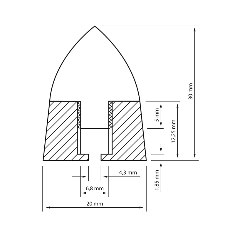 Dynavox Geräte- und Boxenfüße 4er Set