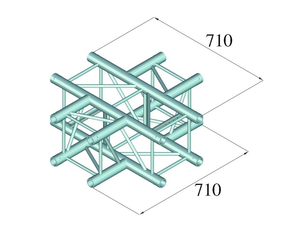 ALUTRUSS QUADLOCK 6082C-41 4-Wege-Kreuzstck