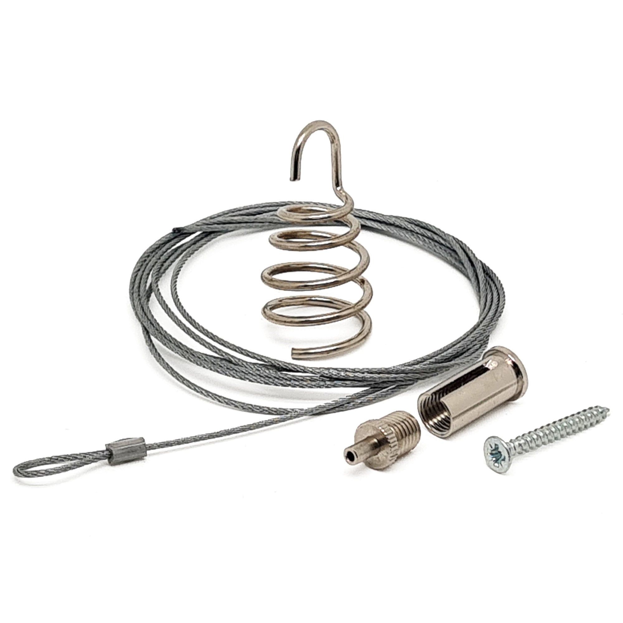 Edelstahl-Abhängung 4er-Set für Deckensegel Basotect Edelstahl-Abhängung 4er-Set für Deckensegel Basotect